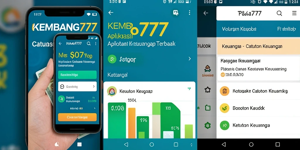 Antarmuka pengguna KEMBANG777 yang sederhana dan fungsional.