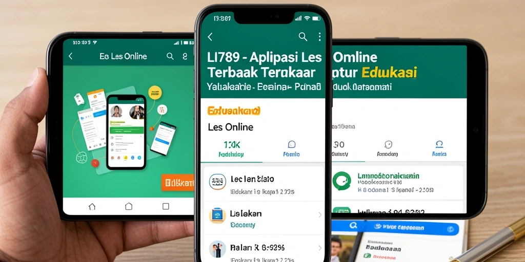 Antarmuka LI789 yang interaktif dan ramah pengguna untuk belajar Les Online.