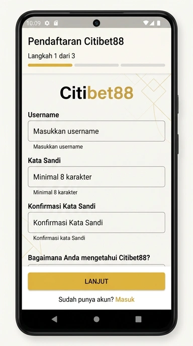 Buat Akun Baru di citibet88 dengan Mudah