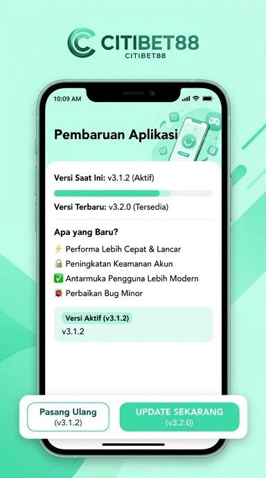 Riwayat Versi citibet88 untuk Pengguna Android